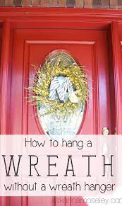 How To Hang A Wreath On A Glass Door