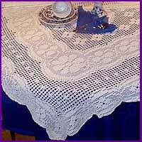 crochet tablecloth patterns elegant