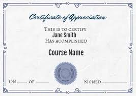One sample of the greatest design from the good behavior certificate category. 100 Certificate Of Appreciation Templates To Choose From