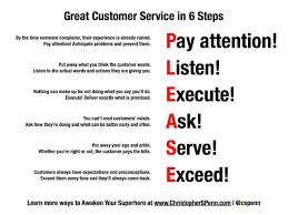 6 Steps To Great Customer Service Stuff Pinterest Customer