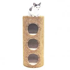 usa made three story carpet cat condo