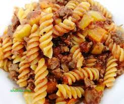 ground beef and italian sausage pasta