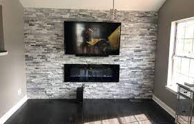 how to mount tv on stone fireplace a