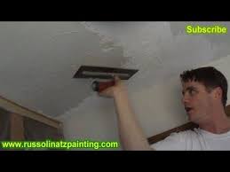 diy ceiling repair skim coat over a