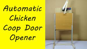 diy automatic en coop door opener
