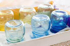 How To Color Glass Jars Bird