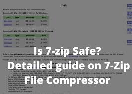 (you will need winrar, you can get it here 3. Is 7 Zip Safe And How To Identify 7 Zip Virus Fixable Stuff