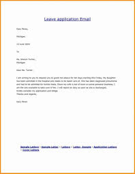 Formal Letter Format For School Students Leave Sample