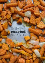 savory roasted sweet potatoes