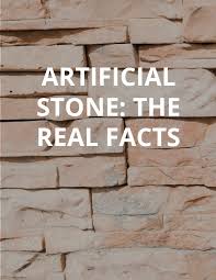 artificial stone the real facts get