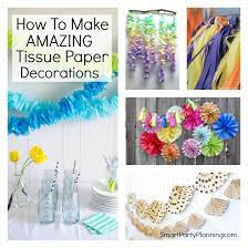 tissue paper decorations