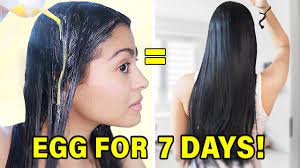 i used 1 egg on my hair every day for 7