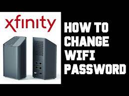 xfinity how to change wifi pword