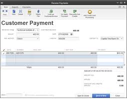 how to record a customer payment for an