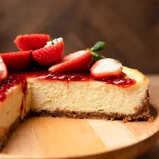strawberry white chocolate cheesecake