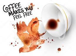 poster wild coffee bird stock vector by