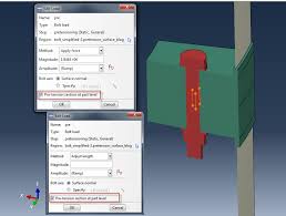 modeling bolted connections with abaqus fea