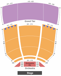 Studious Nashville Performing Arts Center Seating Chart The