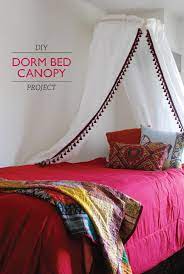 Diy Dorm Bed Canopy Project