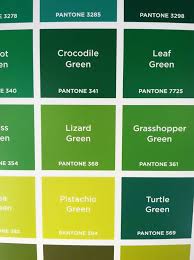 Pantone Colors In 2019 Shades Of Green Names Green Colour