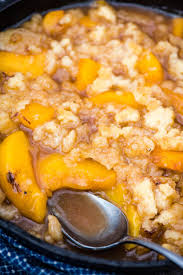 This was the best cobbler recipe.i used fresh peaches, and a 9x13 pan. How To Make An Easy Peach Cobbler Recipe With Canned Peaches And Homemade Pie Crust Crumbled On T Dutch Oven Peach Cobbler Cobbler Recipes Peach Cobbler Recipe