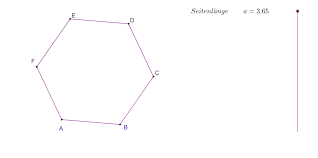 Ein sechseck besteht aus sechs dreiecken. Regelmassiges Sechseck Geogebra