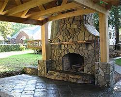 outdoor fireplaces raleigh cary
