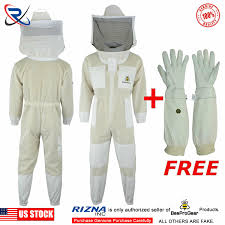 Details About 3 Layer Bee Bee Suit Ultra Ventilated Beekeeping Suit Round Veil 3xl Uv15