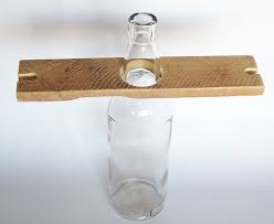 wine bottle glass holder diy