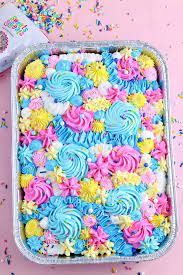 tray bake cake decoration tutorial