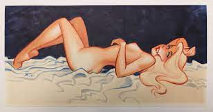 Bruce Timm 1990's Nude, in Jose Marzan Jr.'s Art for Sale Comic Art Gallery  Room