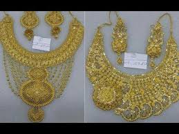 latest dubai gold necklace designs