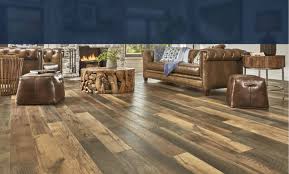 The knots and grain of the laminate give it a warmth and very real wood look. Laminate