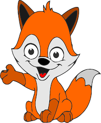 cute fox clipart free