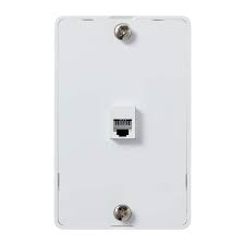Telephone Data Jack For Phones Mounted