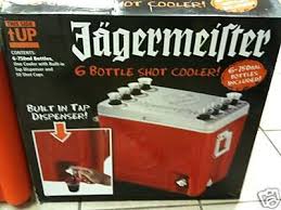 jagermeister shot cooler with built in