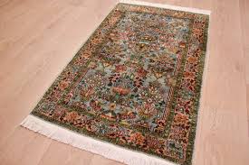 silk carpet indian 124x77 cm pure silk