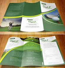 Layout Design Brochure Golf Brochure Template Brochure
