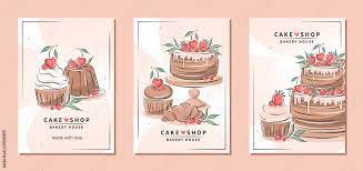 Cake Bakery House Set Of Design