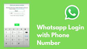 how to login whatsapp from phone number