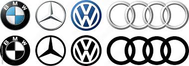 logo of cars brand set volkswagen bmw