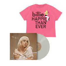 Eilish wrote the album with her brother and primary collaborator finneas, who produced the. Official Billie Eilish Store Happier Than Ever Exclusive Cool Grey Vinyl T Shirt Billie Eilish Lp T Shirt