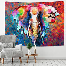 Elephant Tapestry Wall Hanging In 2023