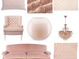 decorating with blush pink