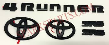 Made of high quality abs. 4runner Black Overlay Bundle Sparks Parts