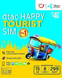 Dtac offers both postpaid and prepaid internet packages, numbers with special promotional prices, and online services for the need of transactions on smartphones that are easy, convenient, and secure. Dtac Happy Touris Sim 3 Gb Non Stop Fur 8 Tag Und 100 Thb Ec Zur Verwendung In Thailand Nur Amazon De Elektronik Foto