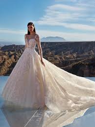 platinum princess cut wedding dress