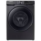 5.8 cu. ft. High-Efficiency Front Load Washer with Steam in Black Stainless Steel WF50T8500AV Samsung