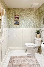 fl vine wallpaper powder room