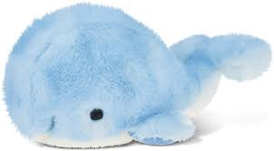 blue whale super soft stuffed